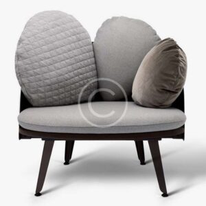 Modern Grey Armchair